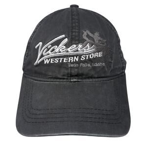 Vickers Western Store Twin Falls, Idaho Baseball Cap Black One Size Drift Creek